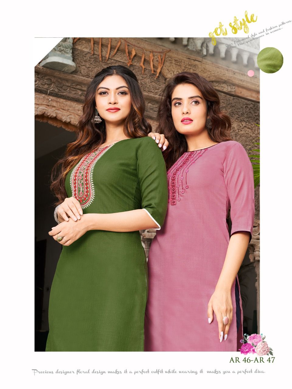 Kanika Anuroop 5 Ethnic Wear Rubby Silk Embroidery Designer Kurti Collection